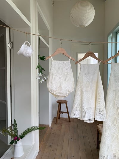 JE08｜(66-120cm-mom) 鈎花挖背包屁衣/洋裝12