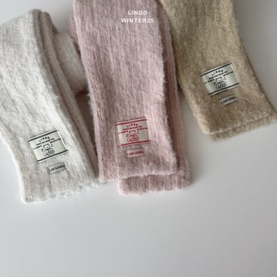 Lindo86｜(80cm-125cm) 絨毛圍巾3