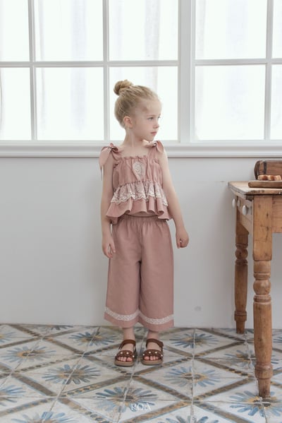 ROA17｜(6m-18m) 2色蕾絲滾邊長褲10