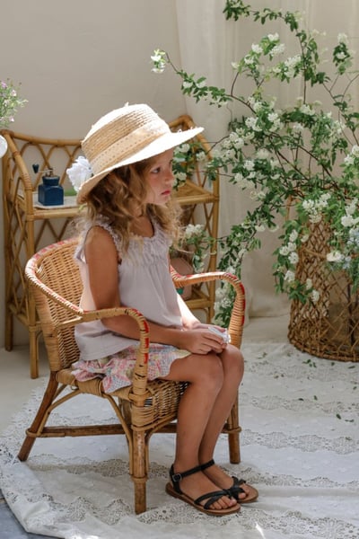 FLO26｜(75-140) 蕾絲胸皺背心17