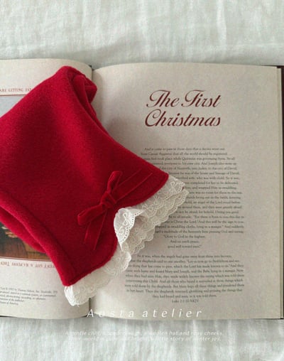 AOSTA67｜(6m-5y) 蝴蝶結蕾絲微喇叭褲22