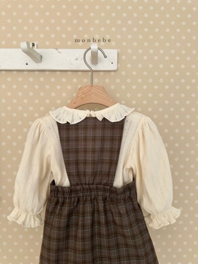 MONBEBE30｜(1y-8y) 荷葉領透氣上衣3