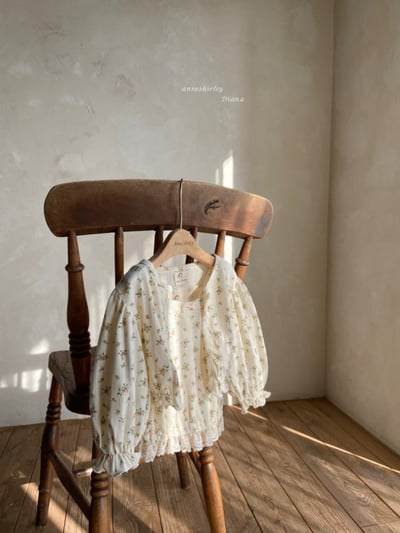 Anne Shirley24｜(3m-24m) 2色細肩碎花/波點開襟外套11