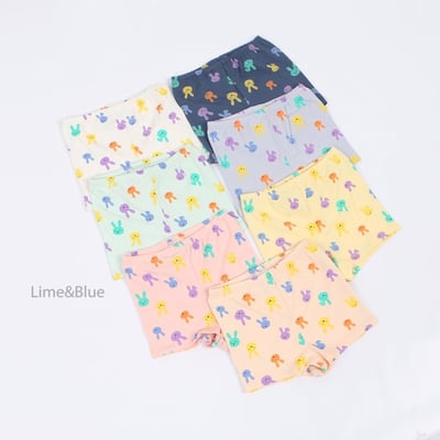 LIME&BLUE14｜(80-118cm)  彩色兔兔無袖服3