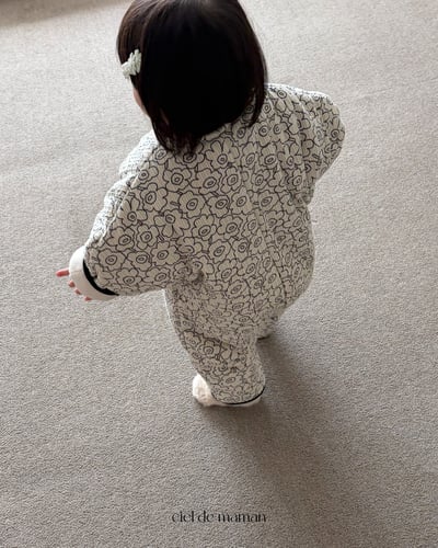 Cieldemaman03｜(6M~15M)  2色小碎花連身服11