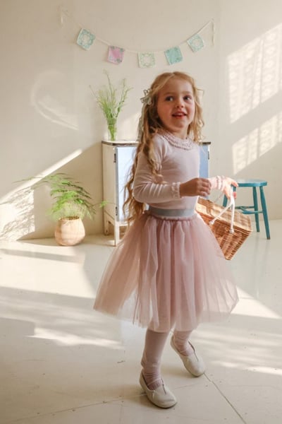 FLO23｜(75-140) 3色薄紗內搭褲裙3