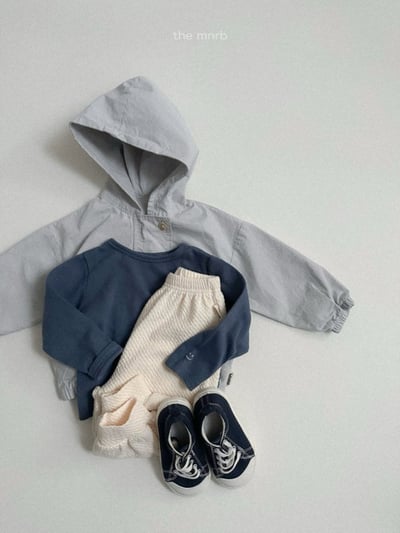 MiniRobe41｜(70-110) 休閒鈕扣連帽外套9