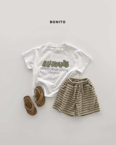 Bonito30｜(75cm-125cm) 2色休閒線條毛圈褲11