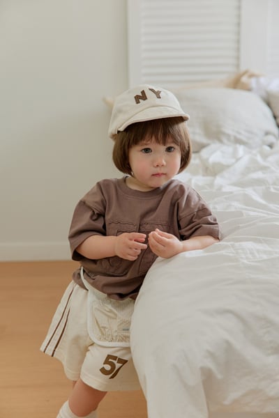 onu05｜(70cm-115cm) 數字印花休閒短褲14