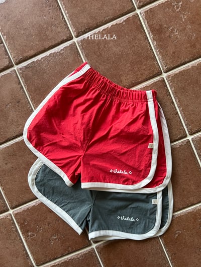 thelala20｜ (70-115) 滾邊logo短褲7