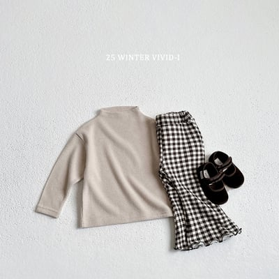 vivid79｜(78cm-125cm) 素面立領上衣16