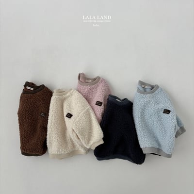 lala land22｜(60cm-83cm) 5色刷毛小黑標上衣1