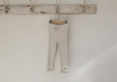 FLO58｜(75-140) 3色小兔花布蕾絲邊緊身褲16