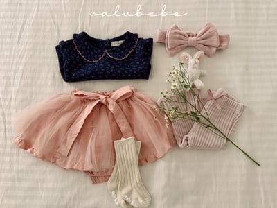 Valubebe46｜(65-90) 翻領碎花上衣15