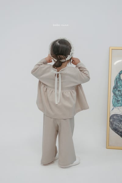 bebe nine14  (65-115) 2色經典蝴蝶結綁帶套裝8