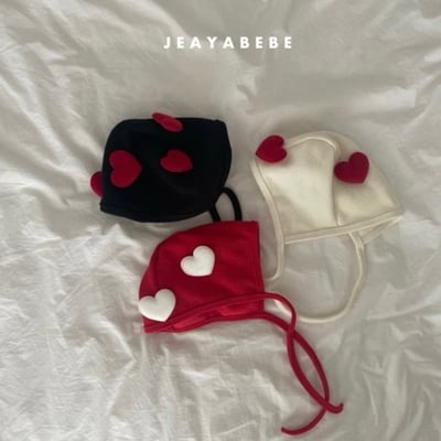 JEAYA11｜(70cm-110cm) 3色愛心綁帶帽5