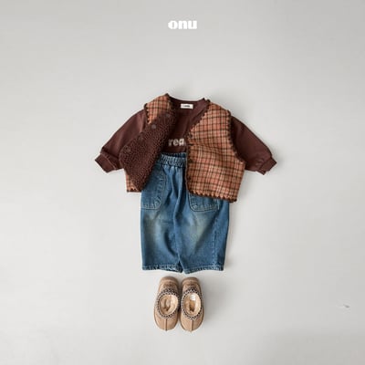 onu 42｜(70cm-115cm-MOM) 簡約縮口袖薄長袖12