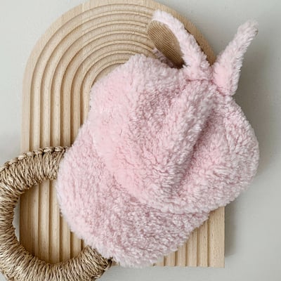 Oottbebe54｜(2y-6y  Free)  兔耳毛絨棒球帽7