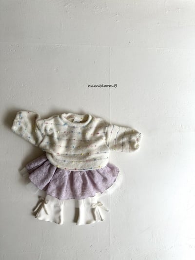 Bloom.b36｜(0m-24m/85cm-125cm) 刷絨蝴蝶開叉喇叭褲14