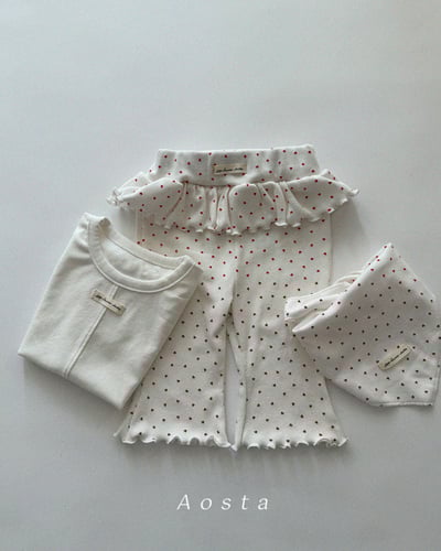 AOSTA53｜(6m-5y) 3款荷葉裙邊木耳褲14