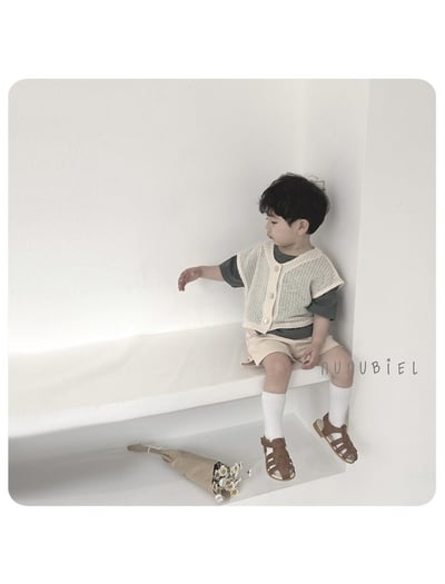 NUNU BIEL04｜(75-115cm) 針織開衫背心5