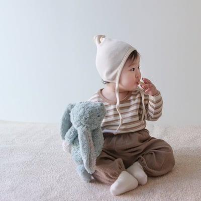 LEMONADE11｜(55cm-85cm) 2色撞色條紋上衣19