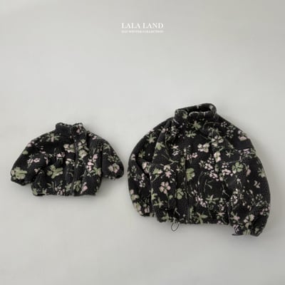 lala land44｜(75cm-120cm) 3色印花刷毛拉鍊外套25