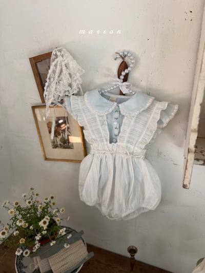 Marron23｜(1y-6y) 珍妮刺繡翻領襯衫2