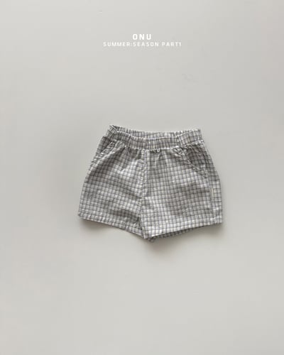 onu45｜(70cm-115cm) 格紋短褲5