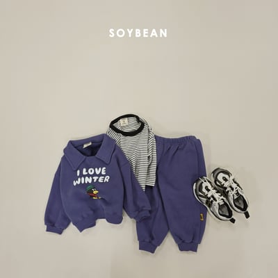 Soybean18｜(75cm-118cm) 撞色條紋上衣8
