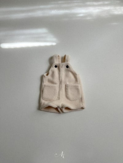 Atomeme23｜(70cm-110cm) 羊羔毛吊帶褲7