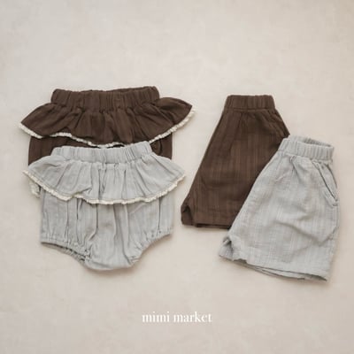 mimi market20 (75-90cm)  蕾絲線條燈籠褲4