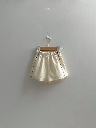 MiniRobe14｜(70-110) 壓線休閒短褲3