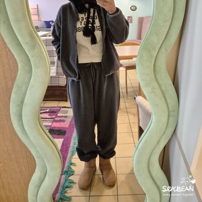 Soybean96｜(mom) 刷毛拉鍊外套7