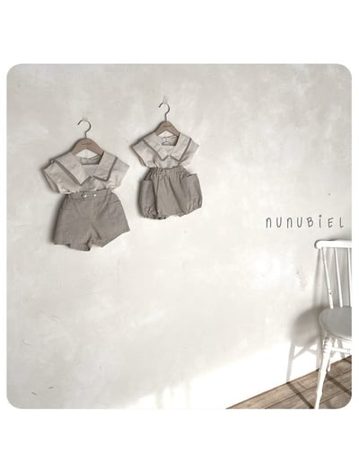 NUNU BIEL03｜(65-115cm) 鈕釦側口袋短褲4