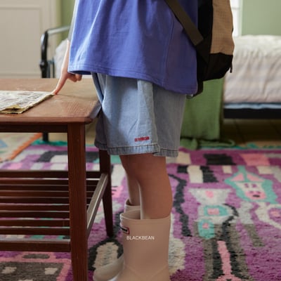 BEAN13｜(65-120cm) 刺繡牛仔短褲13