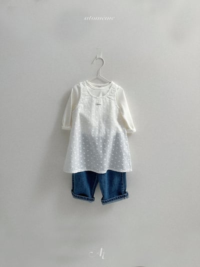 Atomeme05｜(70-110) 花卉壓紋洋裝10