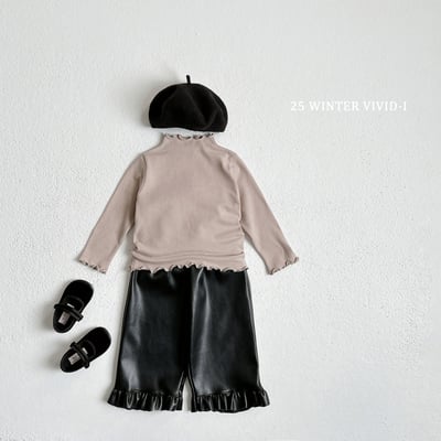 vivid74｜(78cm-125cm) 棉質捲邊上衣7