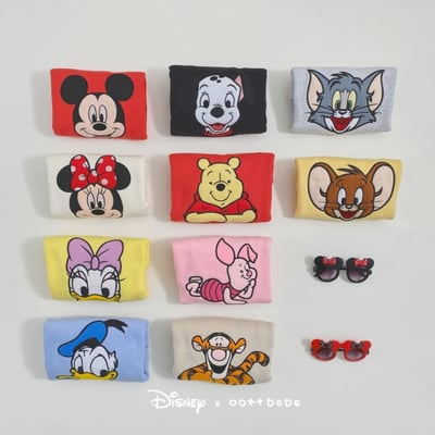 Oottbebe25｜(1y-7y) 	十款迪士尼卡通圖案兒童上衣1