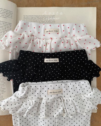 AOSTA53｜(6m-5y) 3款荷葉裙邊木耳褲5