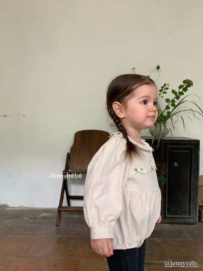 JE474｜(66-90cm) 蕾絲刺繡包屁衣14