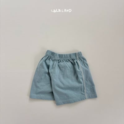 lala land61｜(75-120cm) 2色縫線棉質短褲20