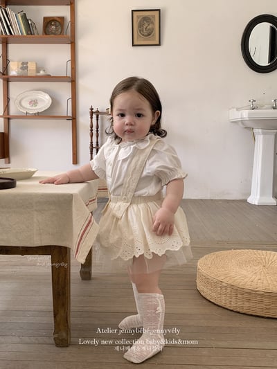 JE19｜(73-120cm) 花邊襯衫/吊帶包屁裙3