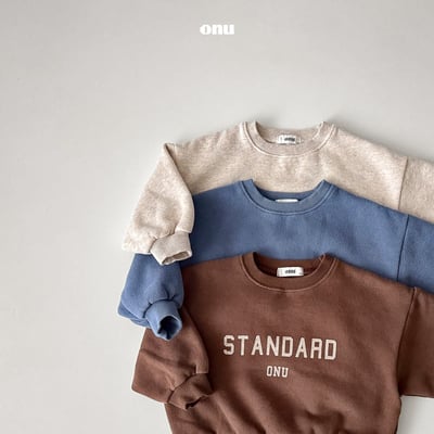 onu 38｜(70cm-115cm) 簡約英字休閒上衣2