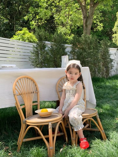 JE51｜(73-120cm) 碎花吊帶連身褲10