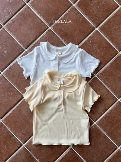 thelala24｜ (70-115) 有領捲邊上衣3