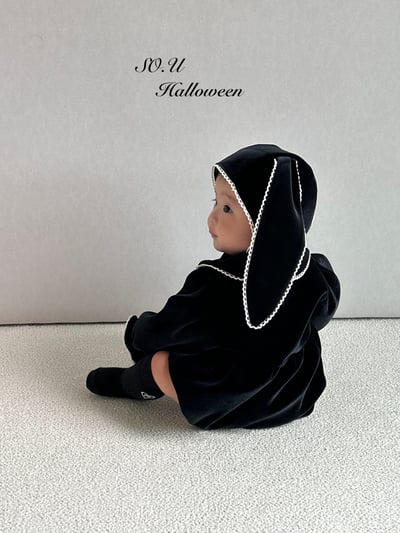 SO.U23｜(12m-18m)  絨毛翻領包屁衣12