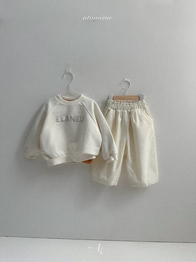 Atomeme31｜(70-110) 簡約英字休閒上衣8
