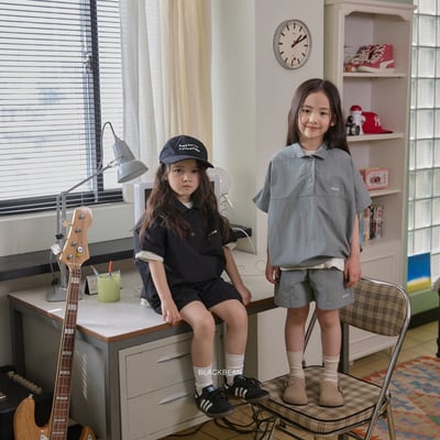 BEAN29｜(84-120cm) 立領字母休閒上衣7