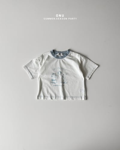 onu18｜(70cm-115cm) 兔子與熊印花上衣3